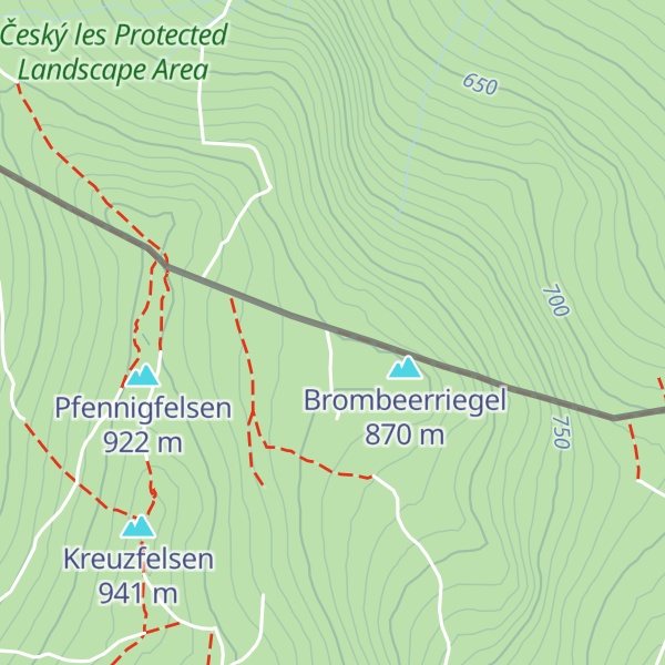Map of Brombeerriegelhütte
