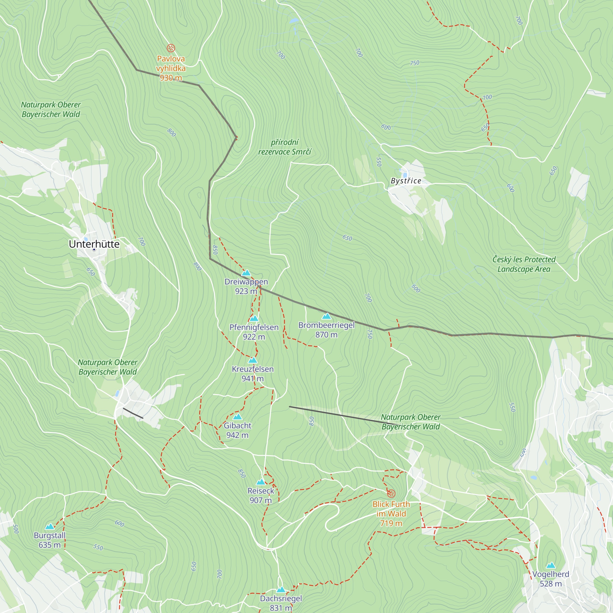 Brombeerriegelhütte map