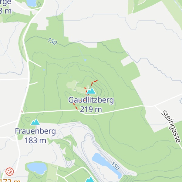 Map of Gaudlitzberg