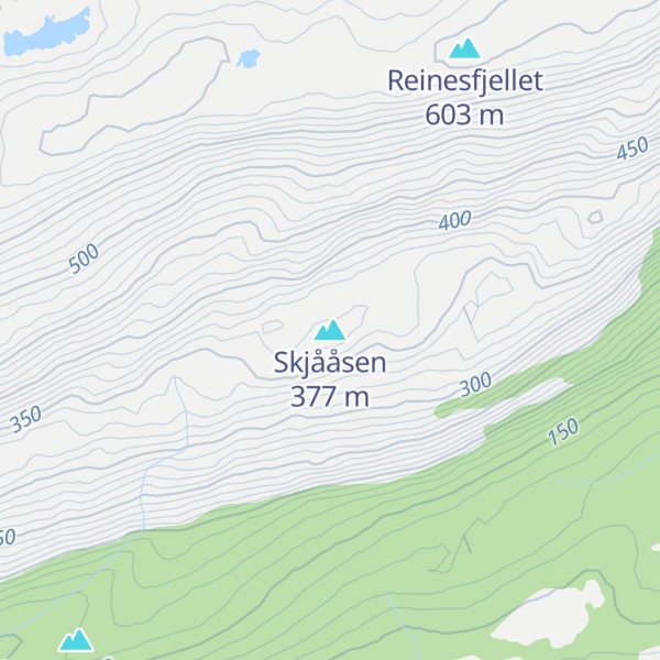 Map of Skjååsen