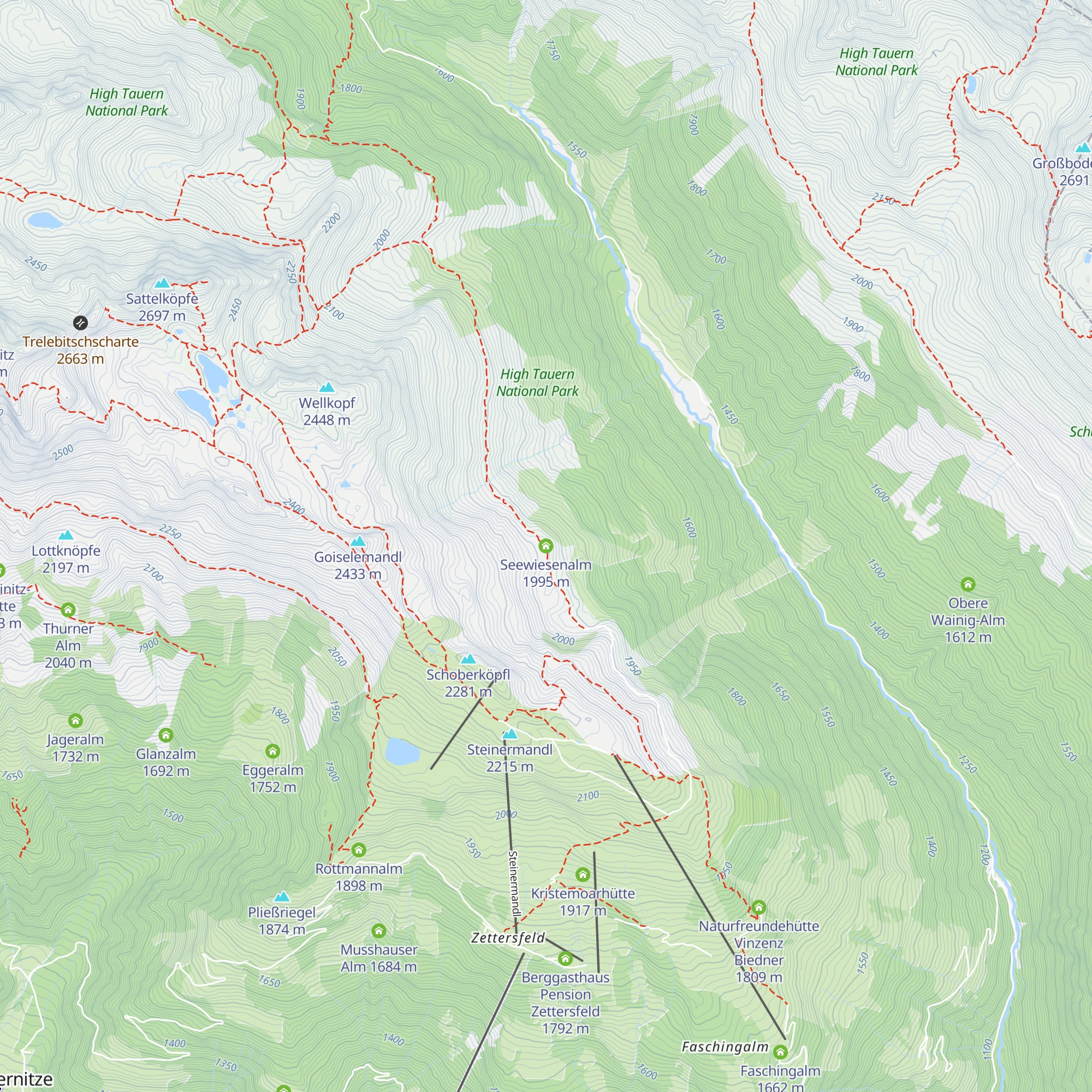 Seewiesenalm map