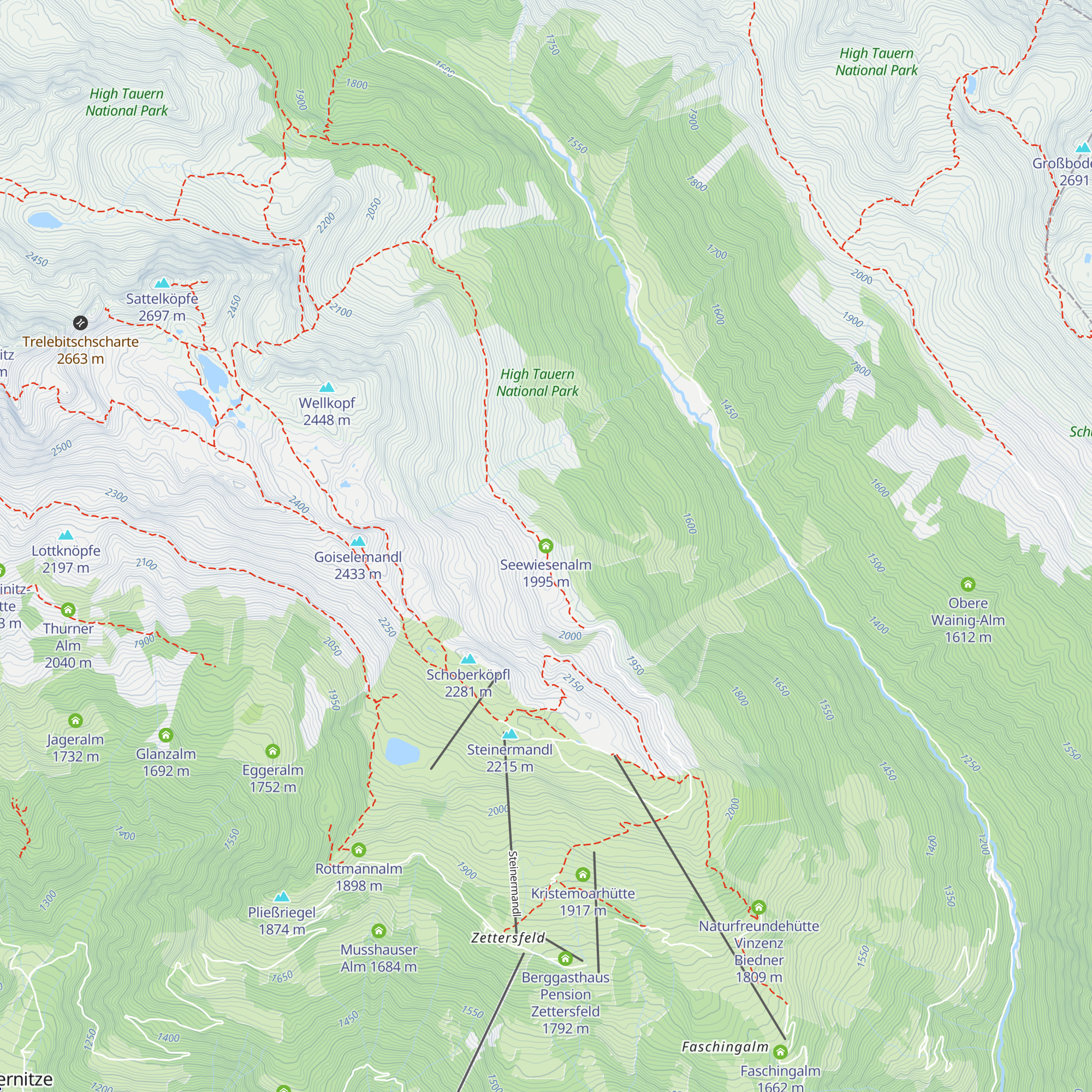 Seewiesenalm map