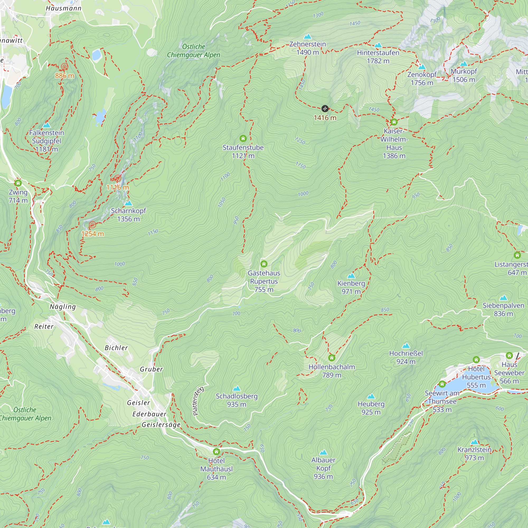 Gästehaus Rupertus map