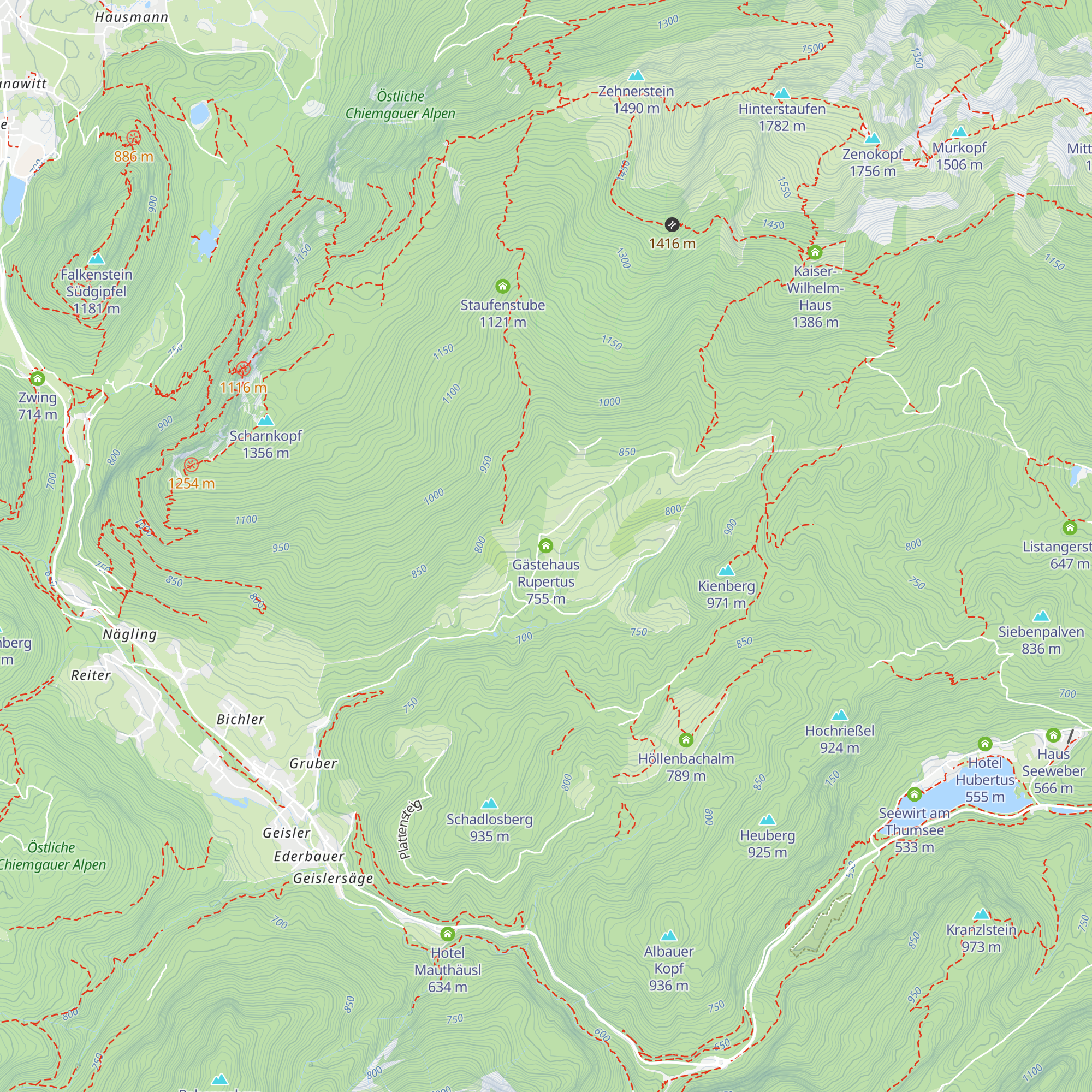 Gästehaus Rupertus map