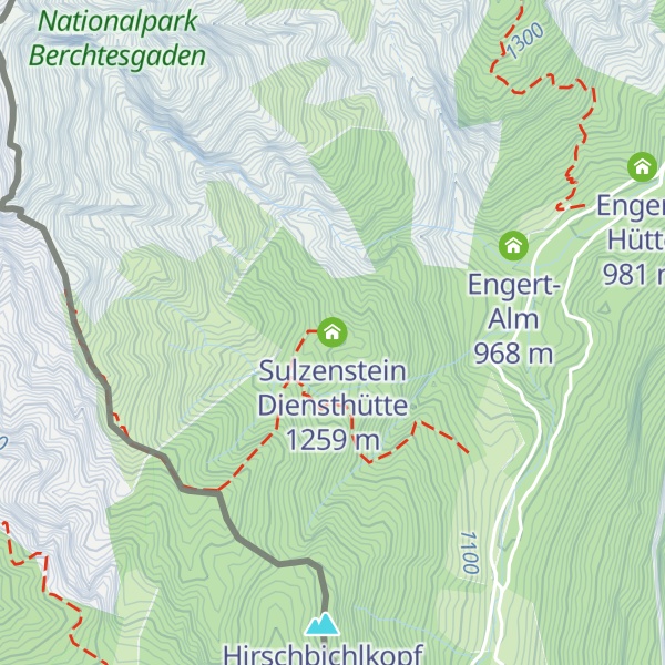 Map of Sulzenstein Diensthütte
