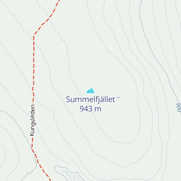Map of Summelfjället