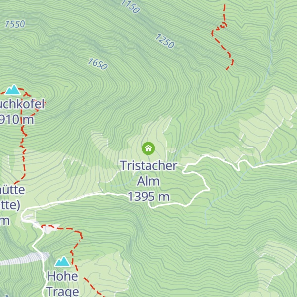 Map of Tristacher Alm
