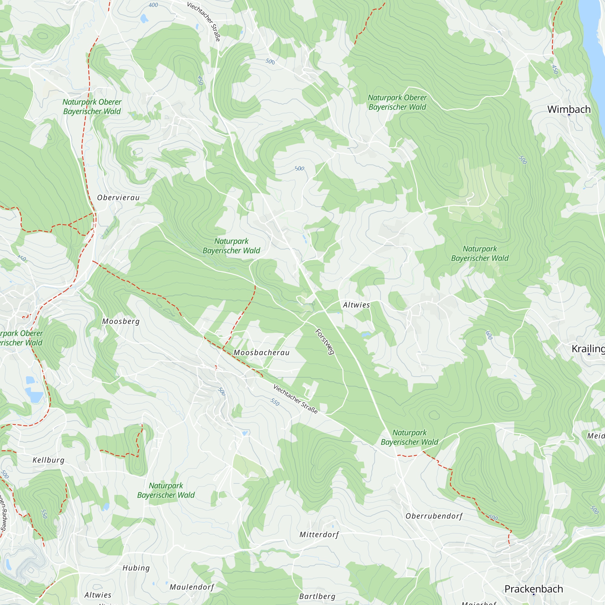 Hütte map