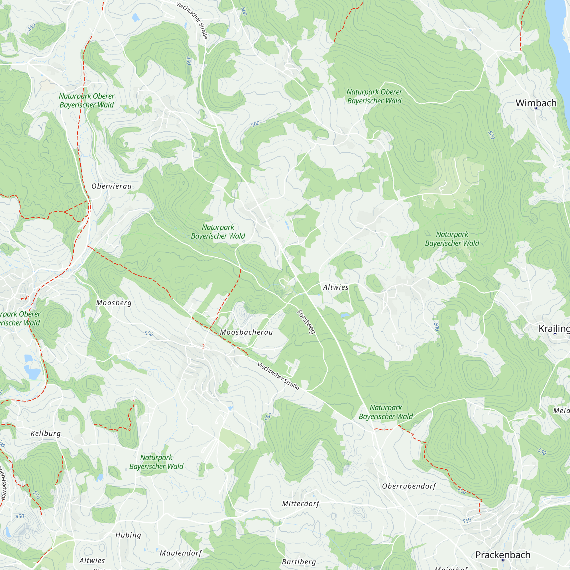 Hütte map