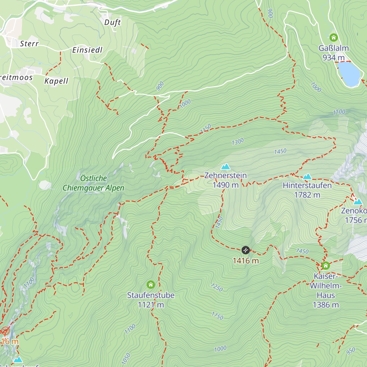Kohleralm map