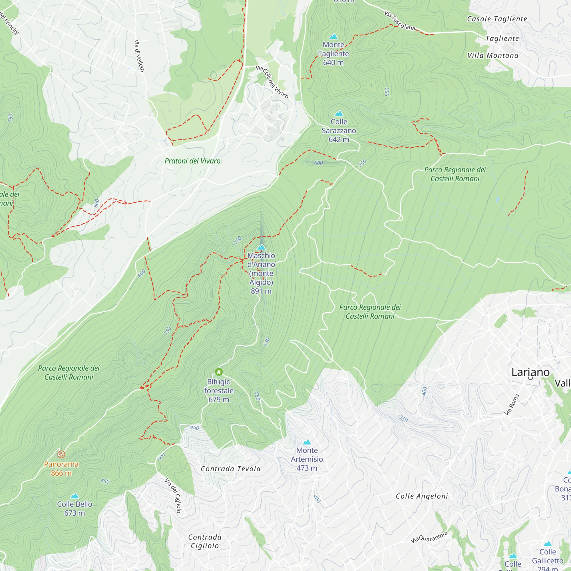 Rifugio map
