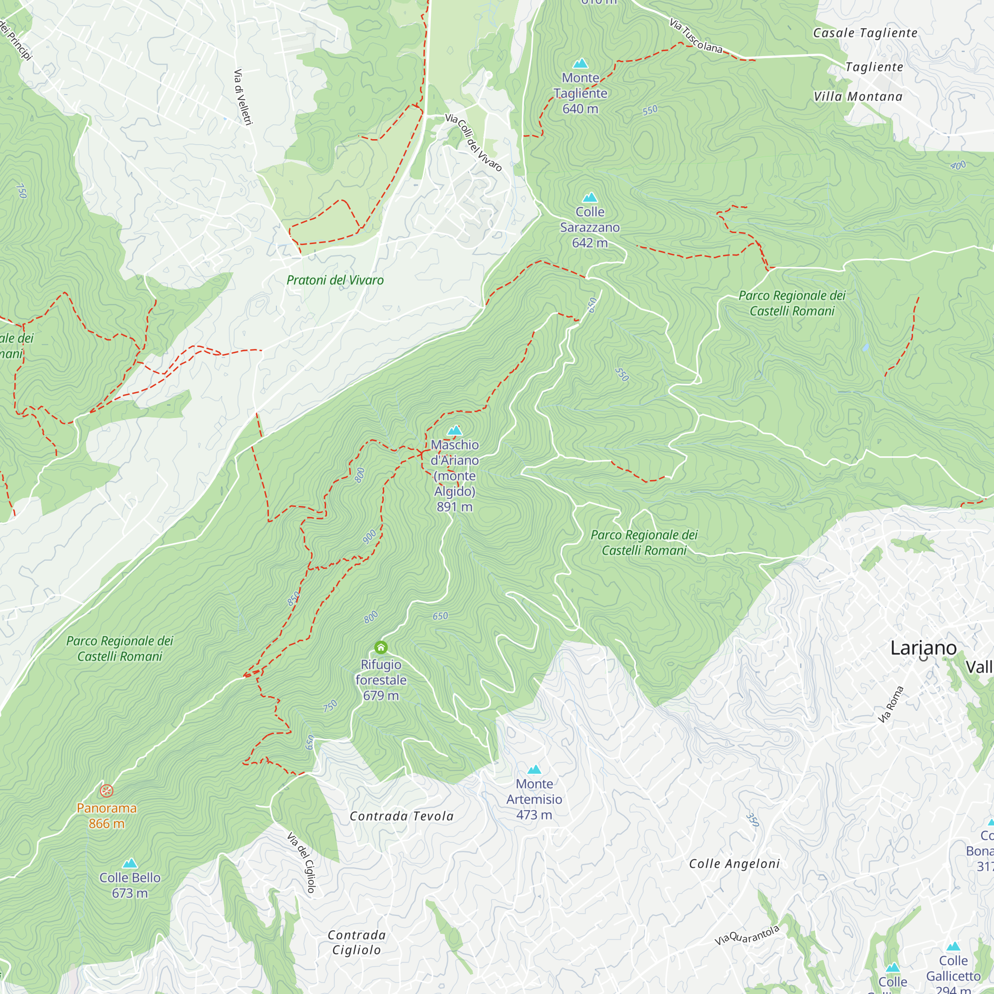 Rifugio map