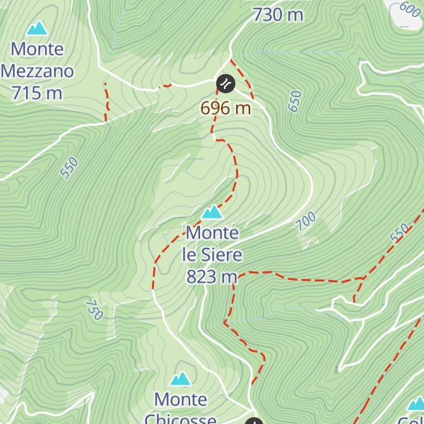 Map of Monte le Siere
