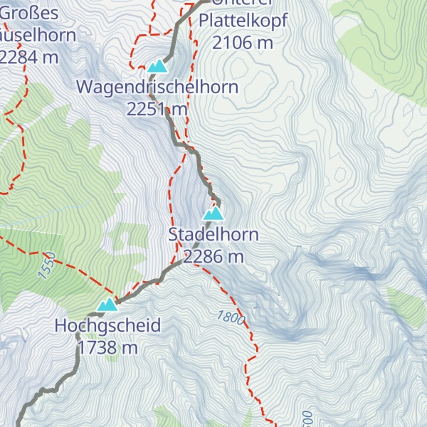 Map of Stadelhorn