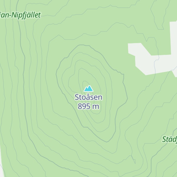Map of Stoåsen