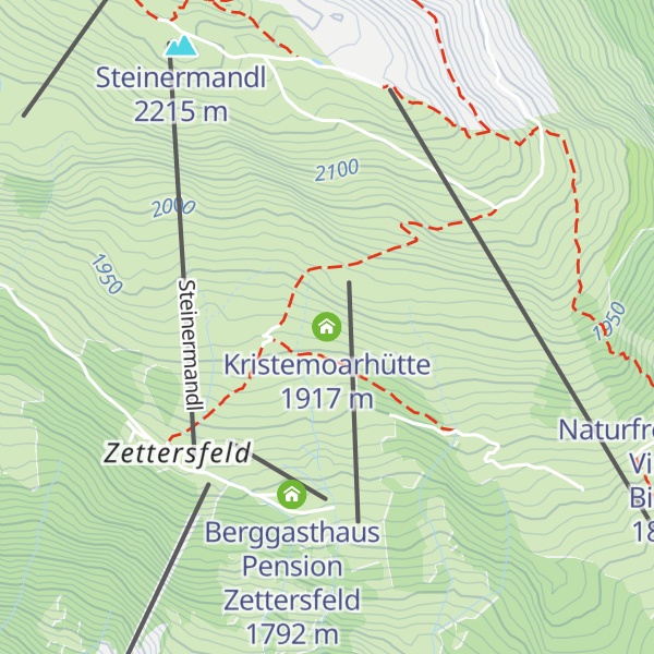 Map of Kristemoarhütte
