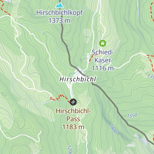 Map of Alpengasthof Hirschbichl