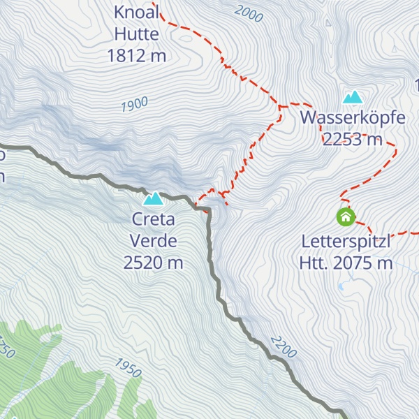 Map of Campanile Letter