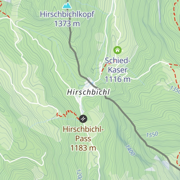 Map of Bergheim Hirschbichl