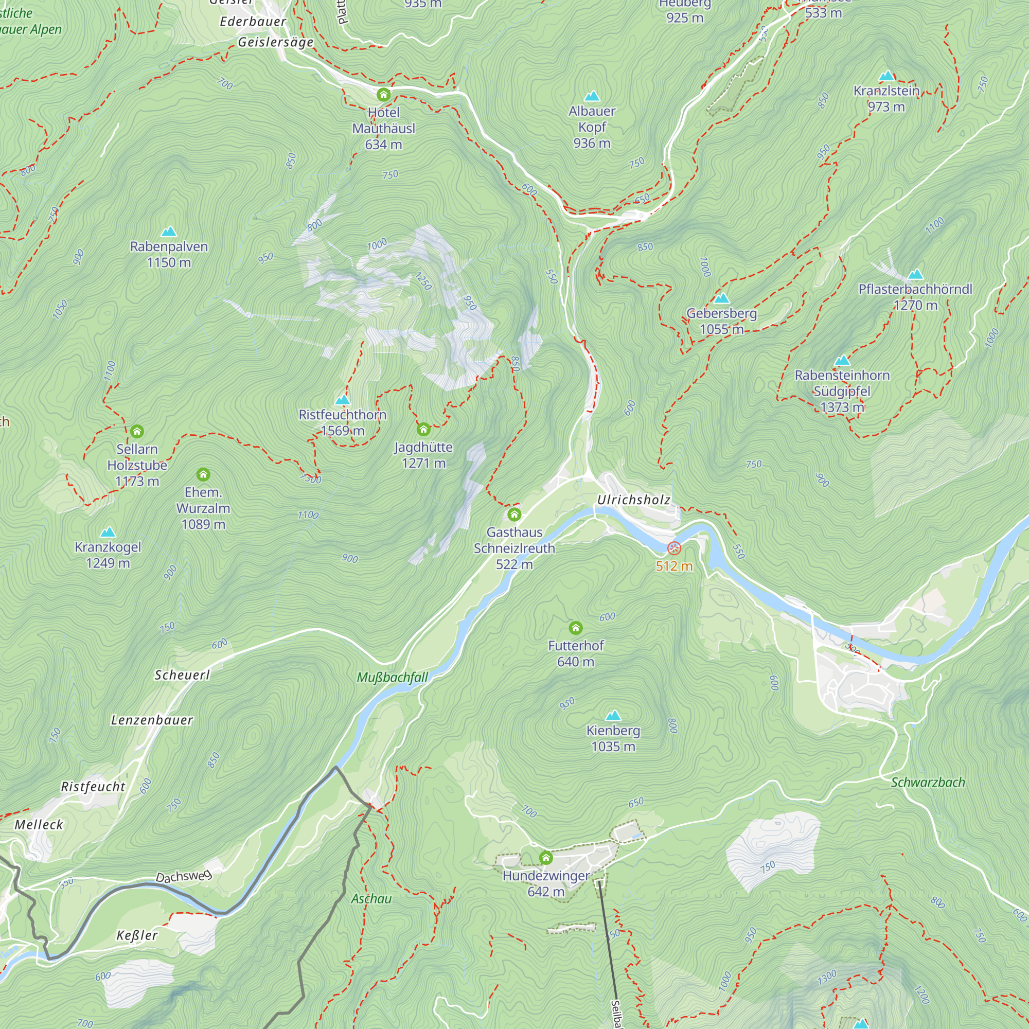 Gasthaus Schneizlreuth map