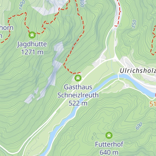 Map of Gasthaus Schneizlreuth