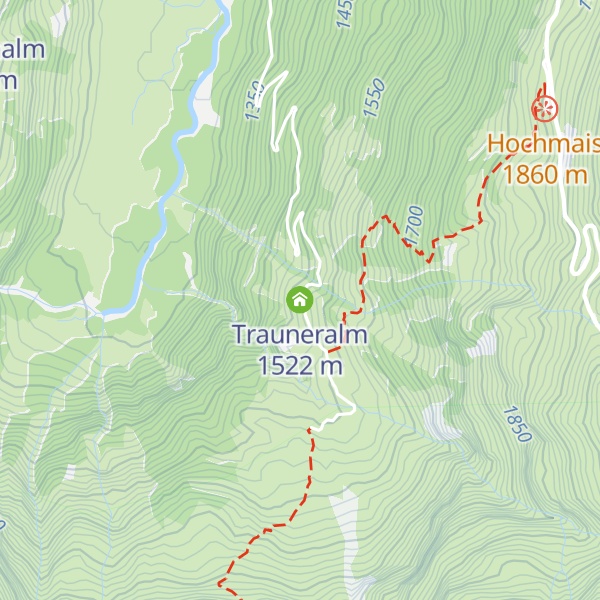 Map of Trauneralm