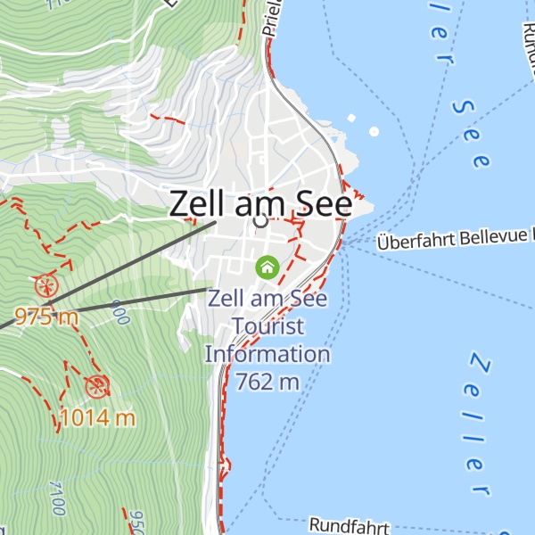 Map of Zell am See Tourist Information