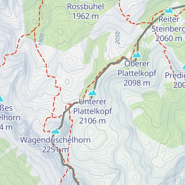 Map of Unterer Plattelkopf