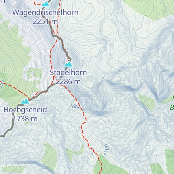 Map of Großes Mühlsturzhorn