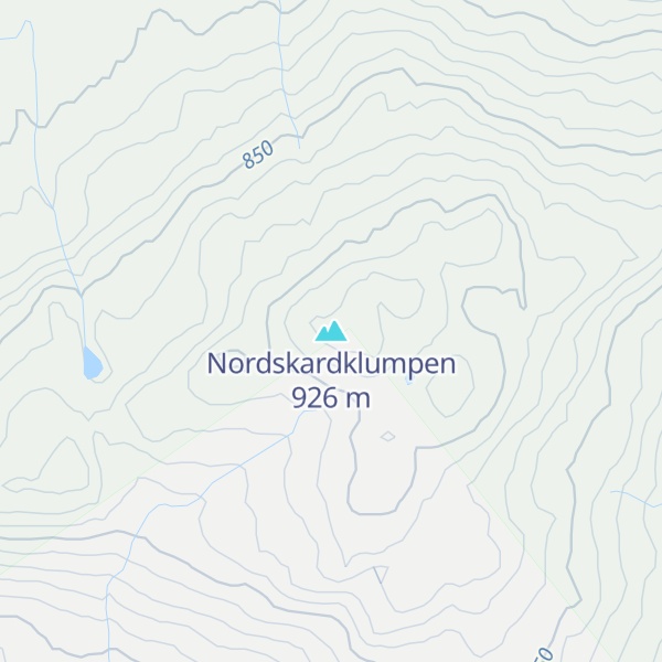Map of Nordskardklumpen