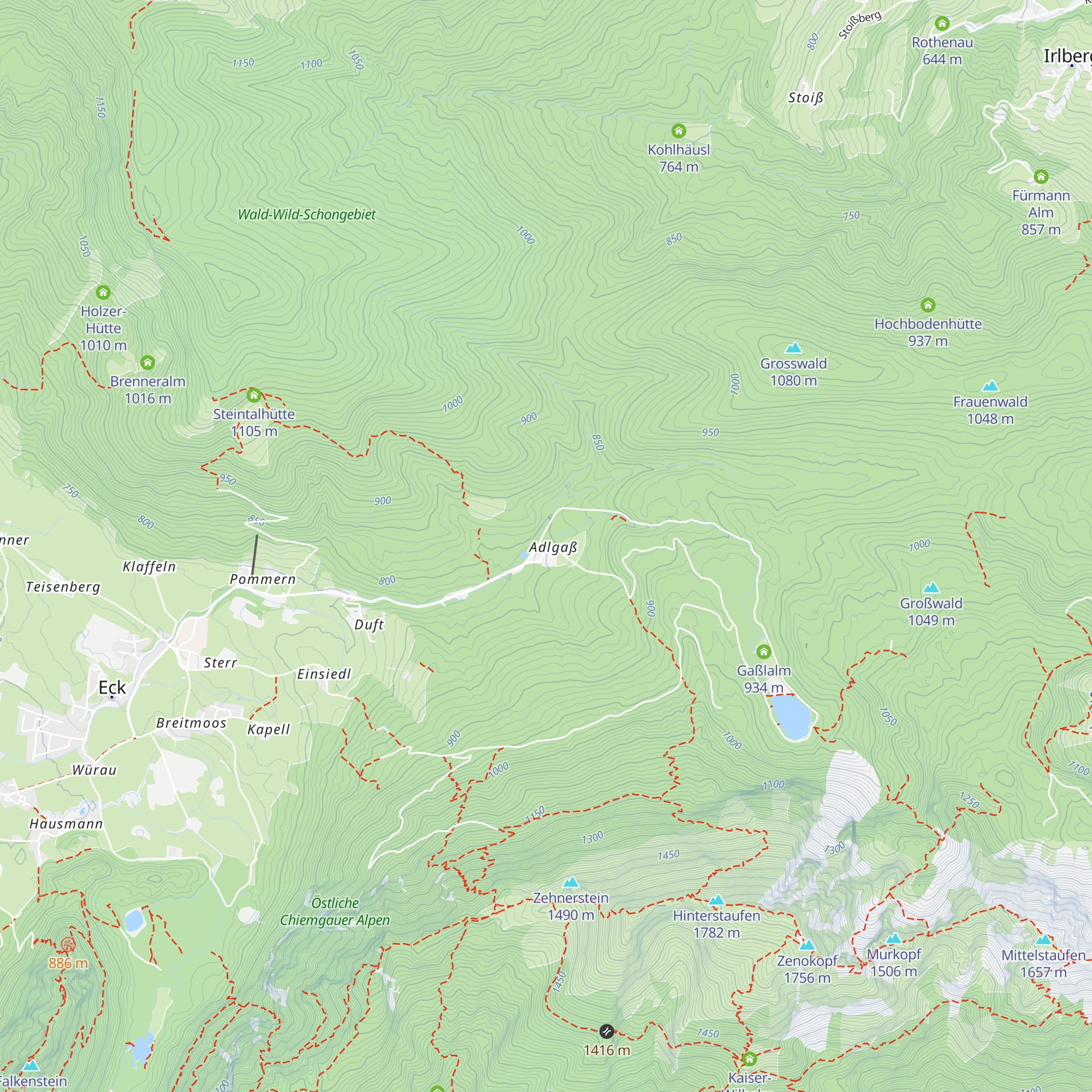 Wildschweine map