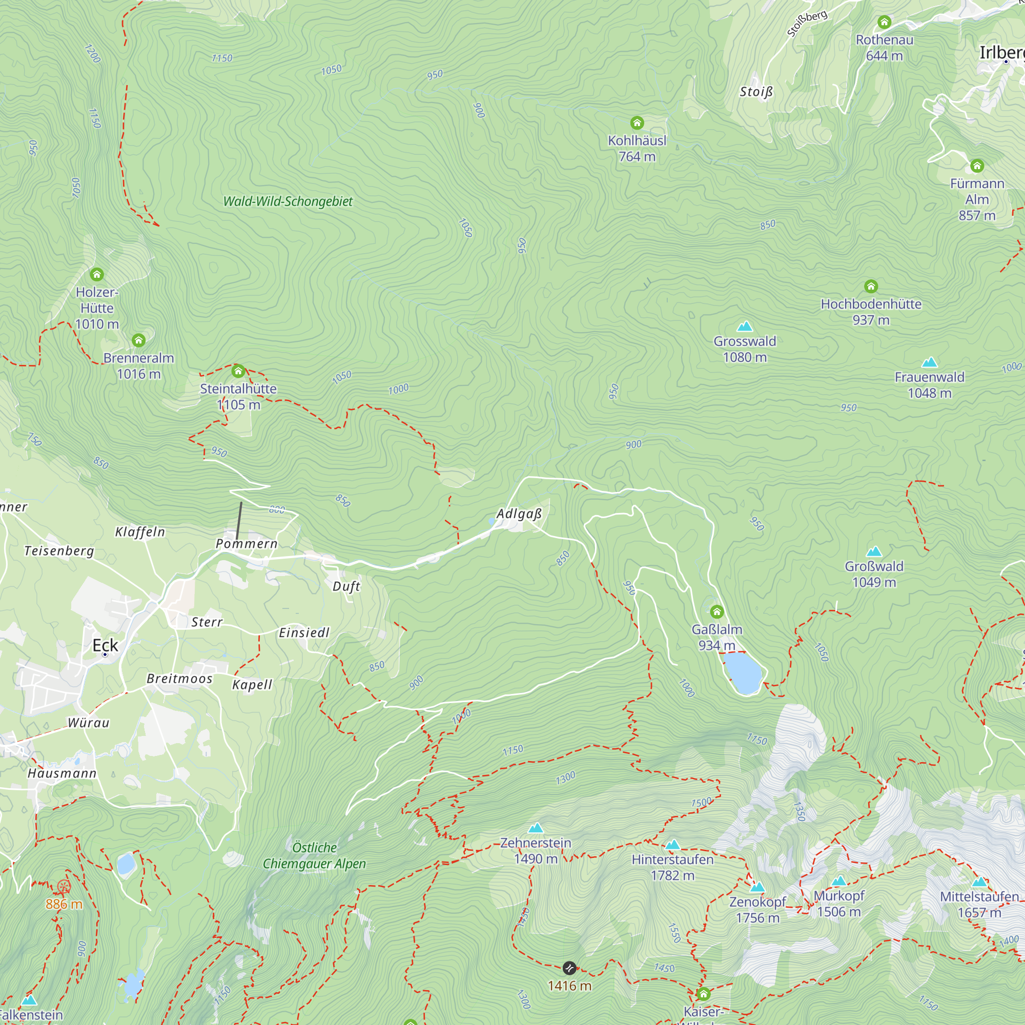 Wildschweine map