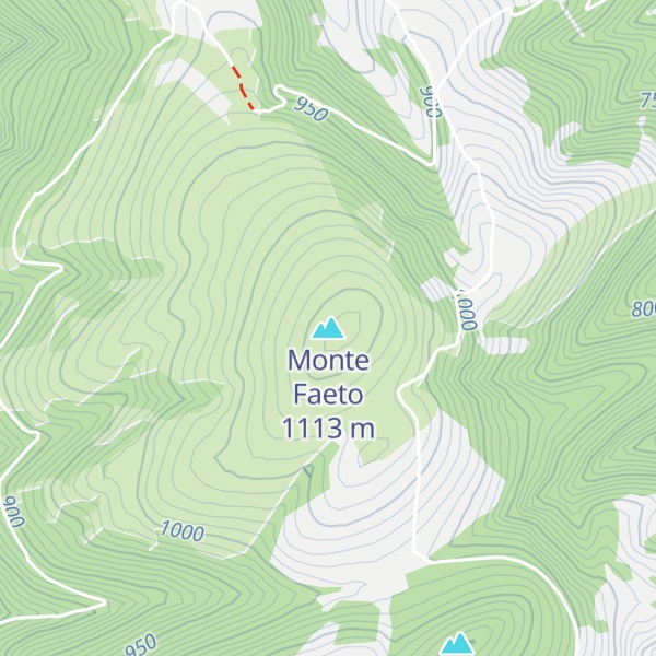 Map of Monte Faeto