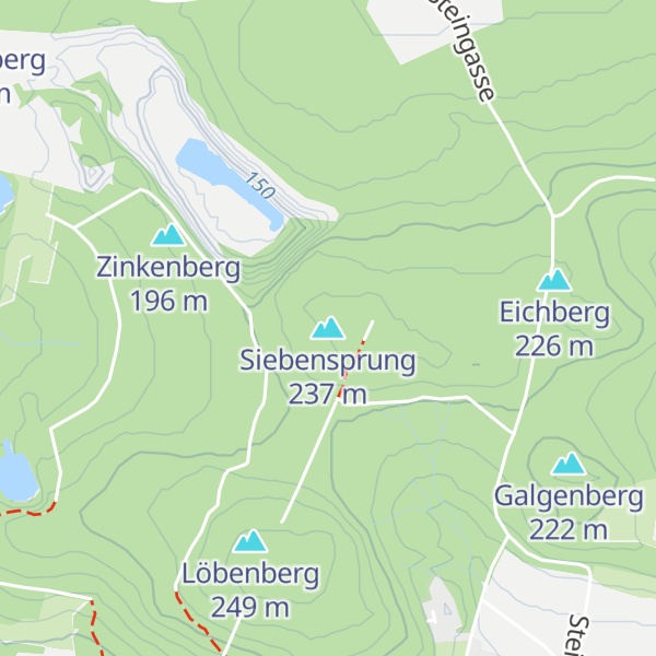 Map of Siebensprung
