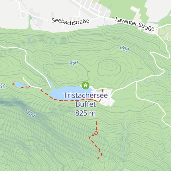Map of Tristachersee Buffet
