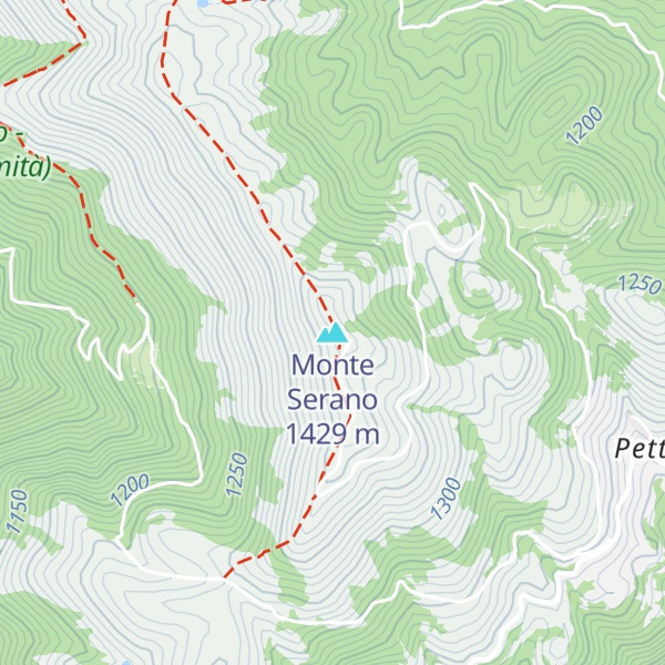 Map of Monte Serano