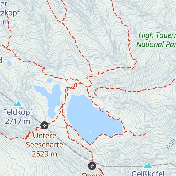 Map of Wangenitzseehütte