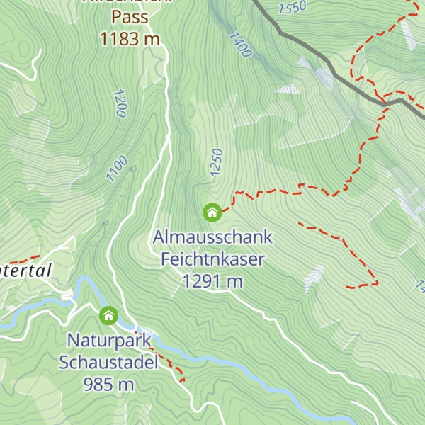 Map of Almausschank Feichtnkaser