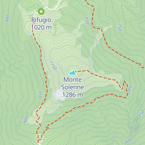 Map of Monte Solenne