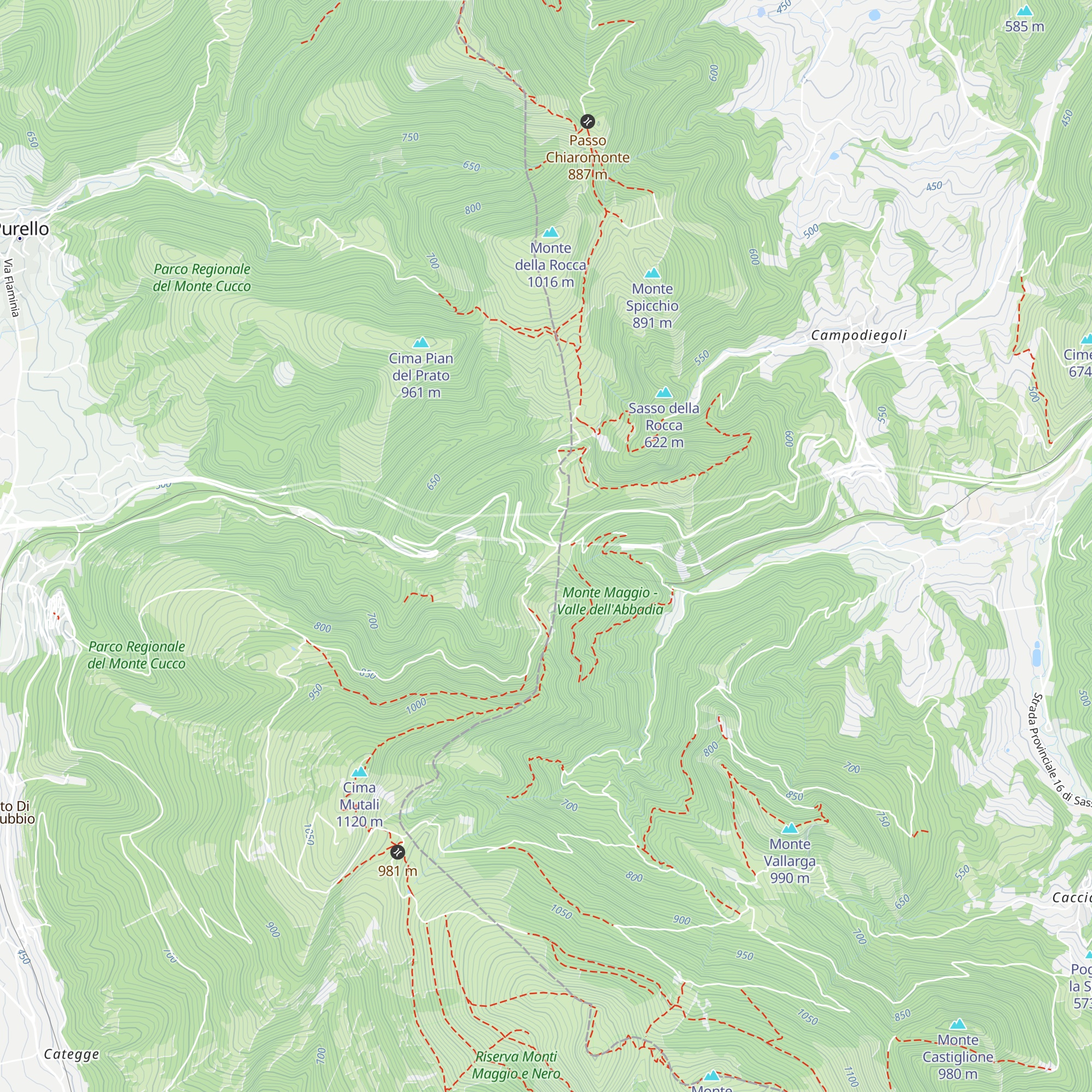 Rifugio map