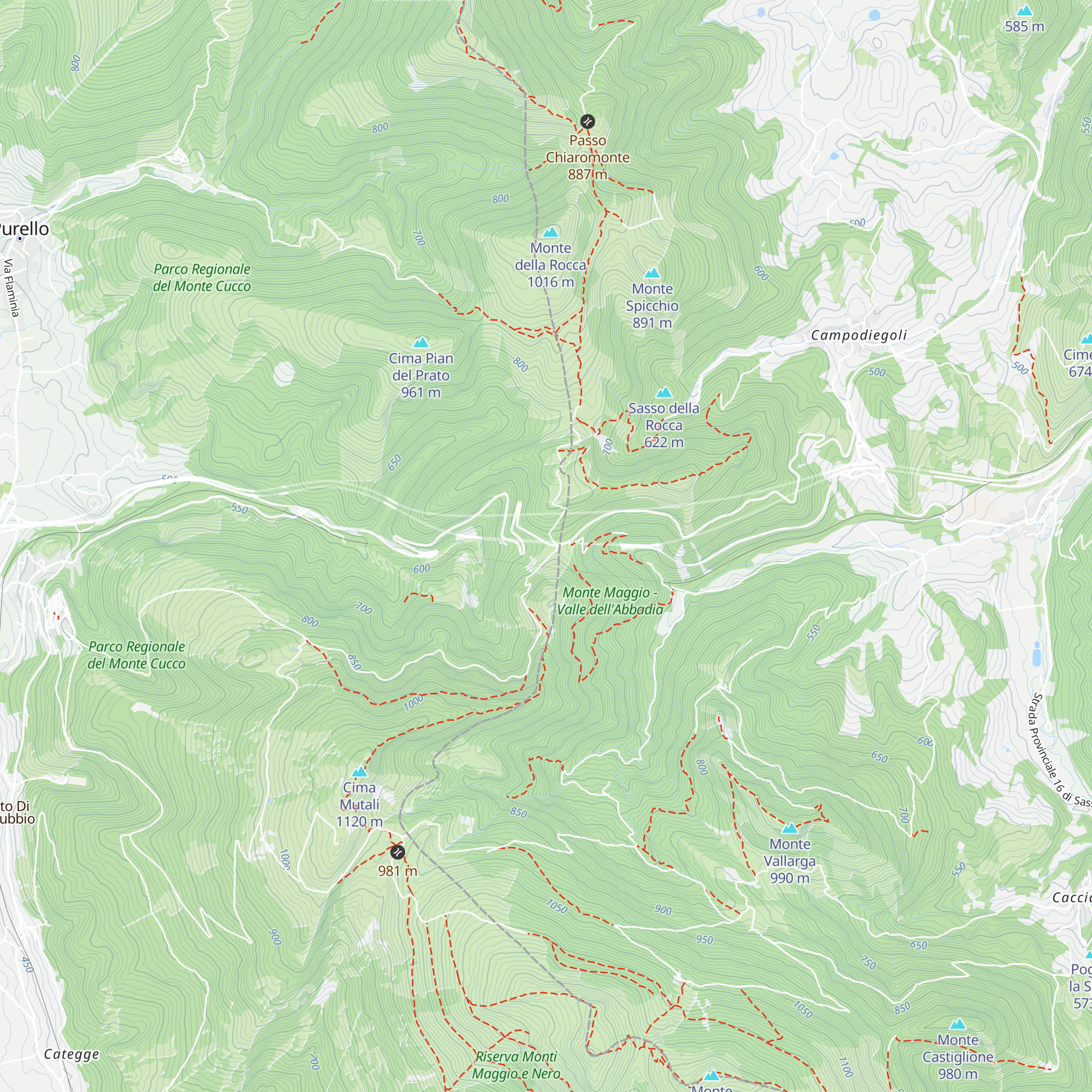Rifugio map