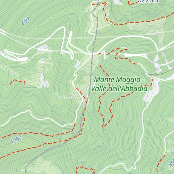 Map of Colle Aiale