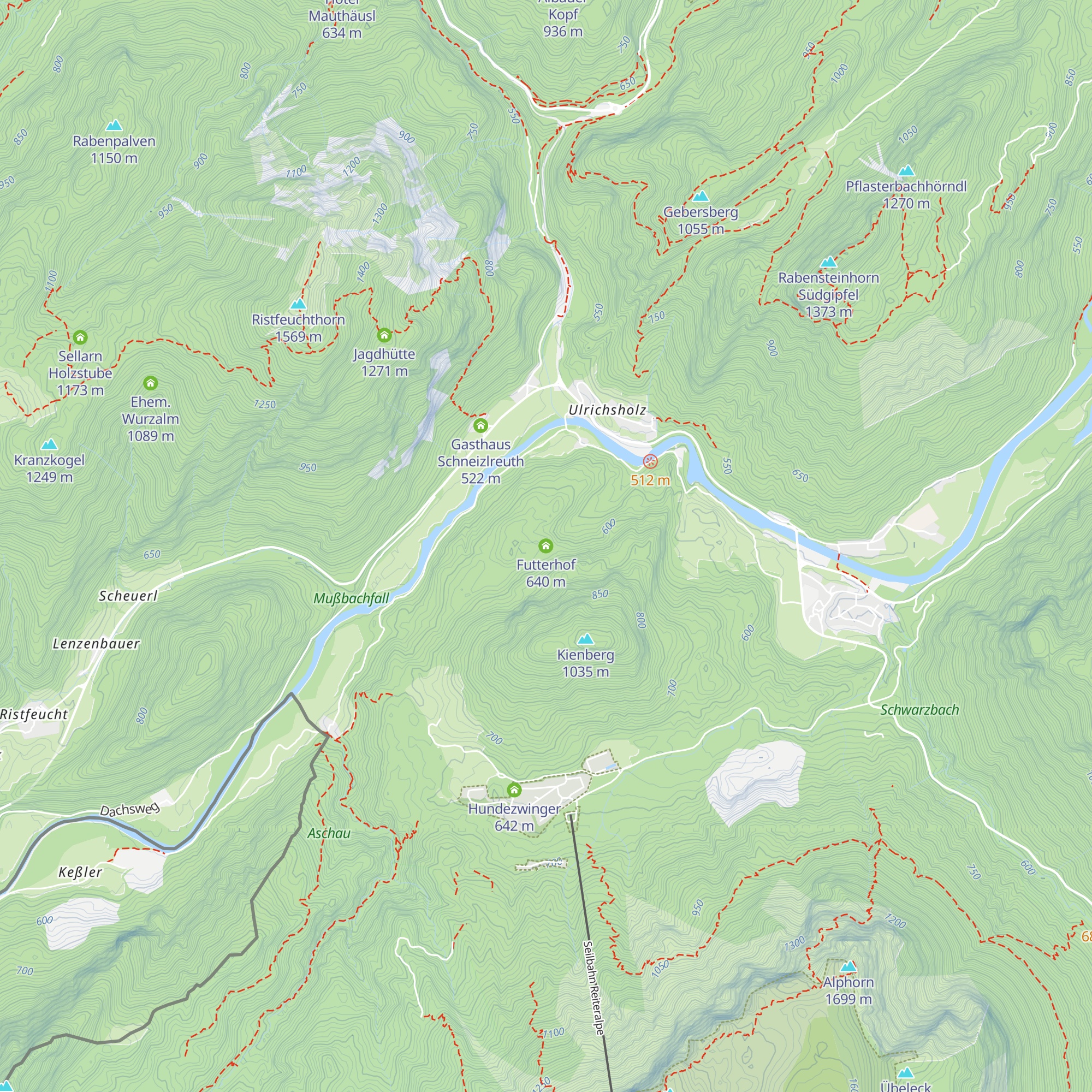 Futterhof map