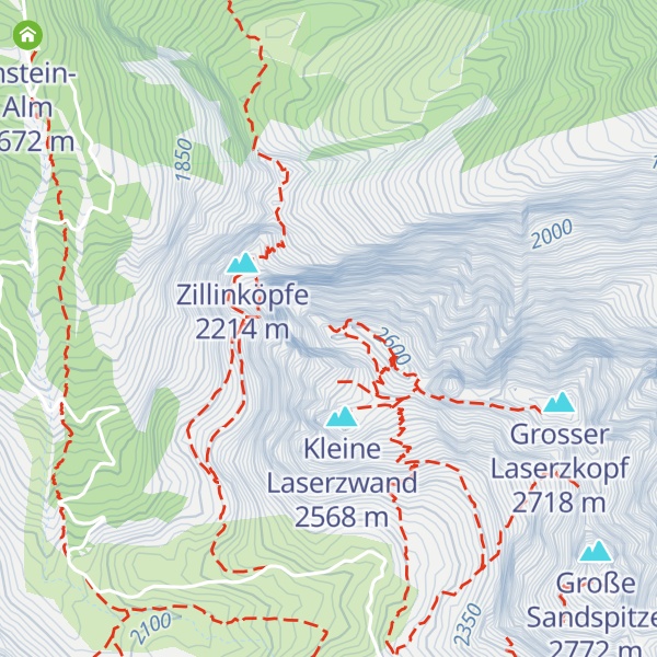 Map of Laserzwand
