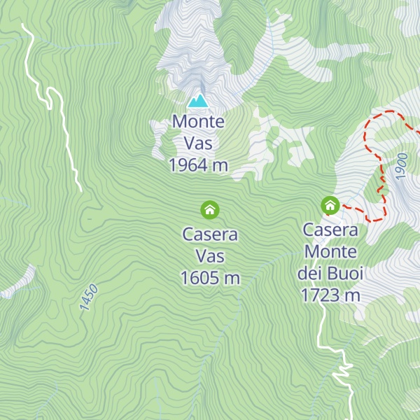Map of Casera Vas