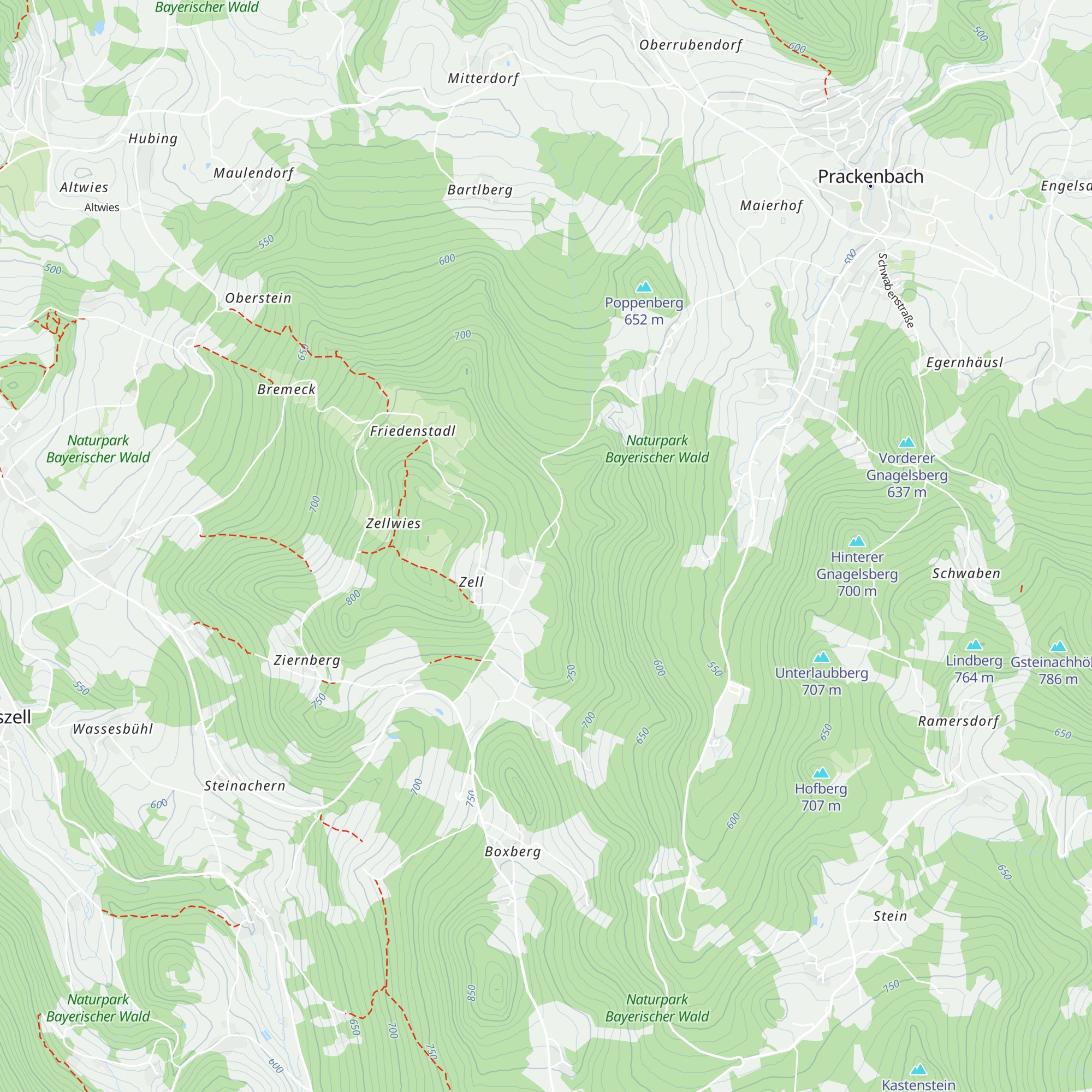 Berghütte Rübezahl map