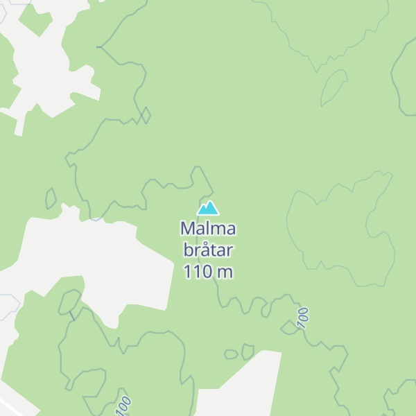 Map of Malma bråtar
