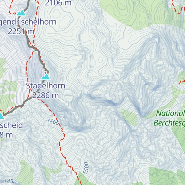 Map of Kleines Mühlsturzhorn