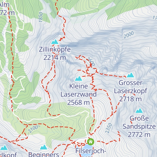 Map of Kleine Laserzwand