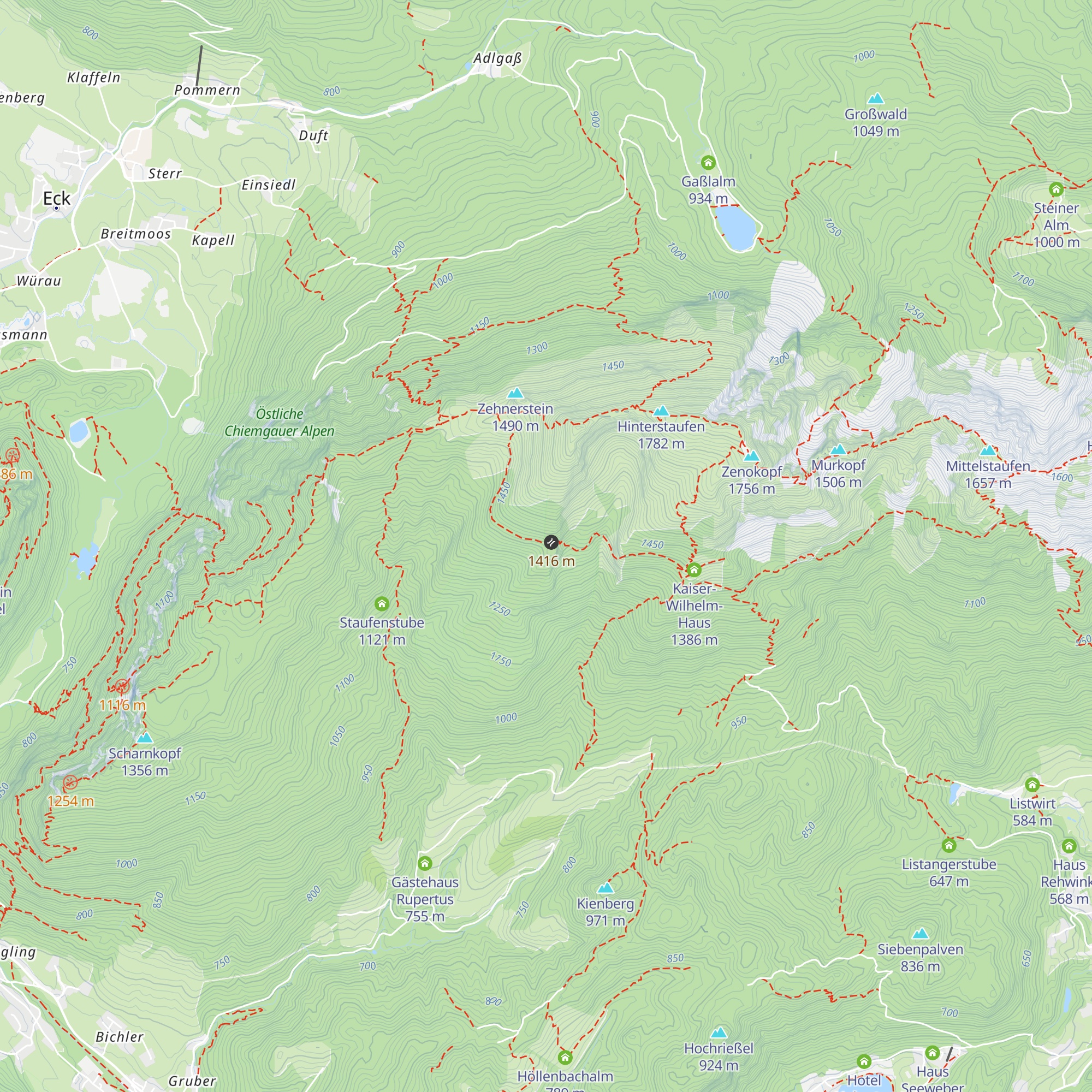 Rinnerauer-Alm map